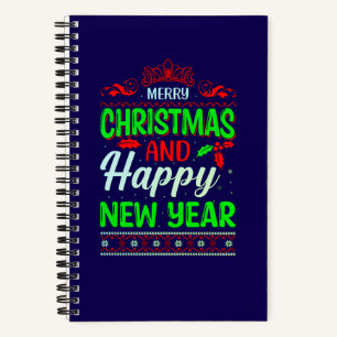 Cuaderno Feliz Navidad Y Feliz Año Nuevo-61064
