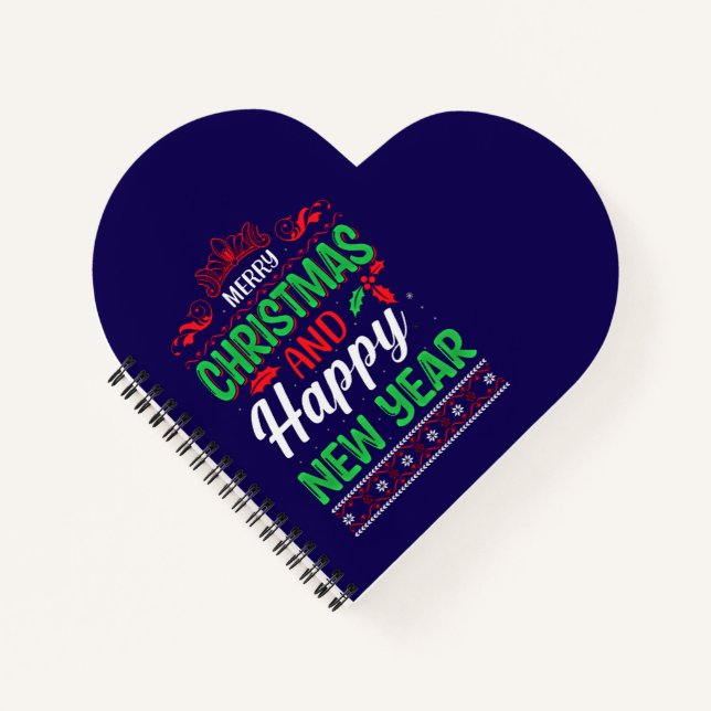 Cuaderno Feliz Navidad Y Feliz Año Nuevo-61064 Hoodie (Anverso)