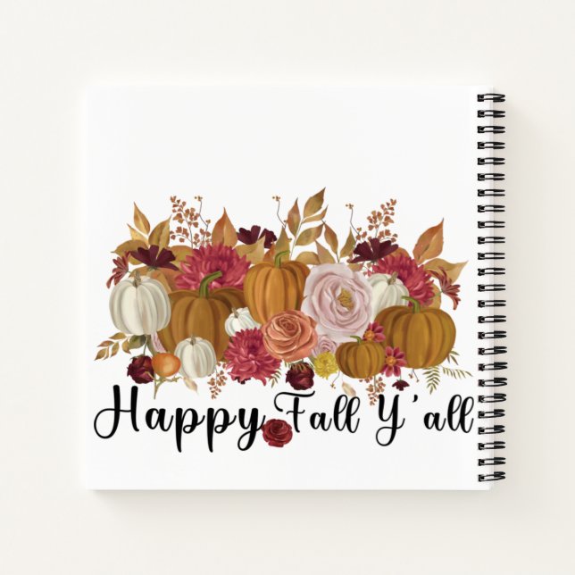 Cuaderno Feliz otoño (Reverso)
