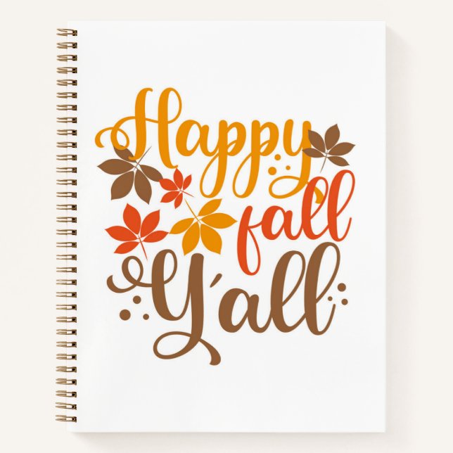 Cuaderno Feliz otoño a todos (Anverso)