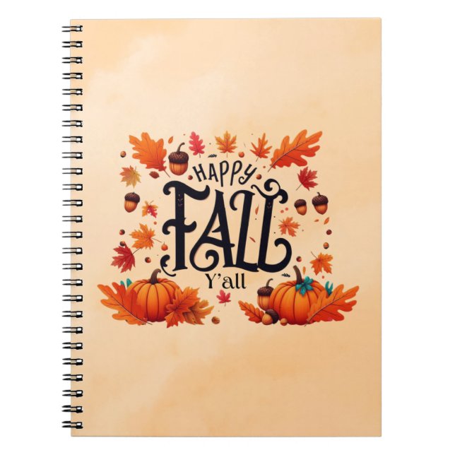 Cuaderno Feliz Otoño a todos clásico  (Frente)