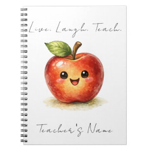 Cuaderno Feliz para Maestros - Manzana Acuarela