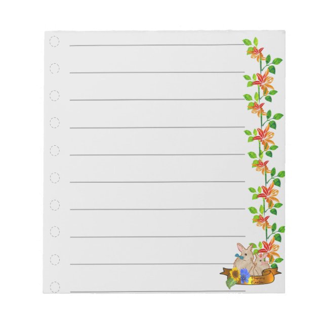 Cuaderno Feliz Pascua (Frente)