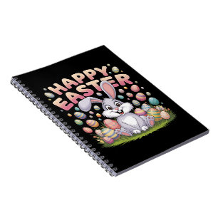 Cuaderno Feliz Pascua 2025  Huevos Conejo Conejito Lindo