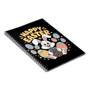 Cuaderno Feliz Pascua 2025  Huevos Conejo Conejito Lindo