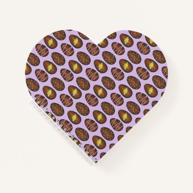 Cuaderno Feliz Pascua Chocolate Crema de Crema Huevo Candy (Anverso)