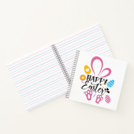 Cuaderno Feliz Pascua Conejito Con Huevos De Pascua