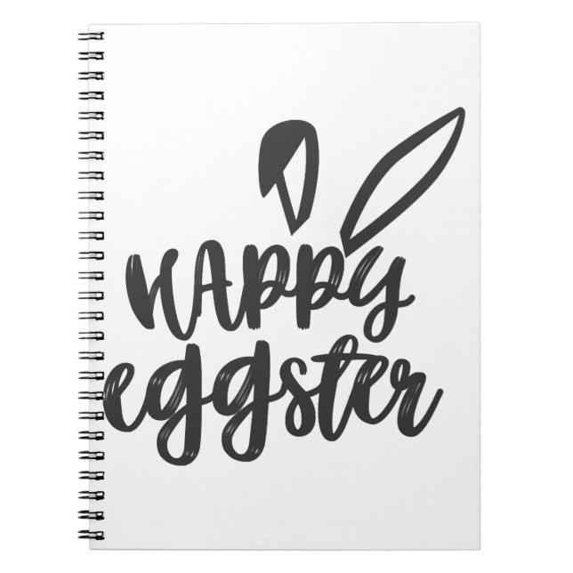 Cuaderno Feliz Pascua Conejo Conejo De Conejo De Conejo Con (Frente)