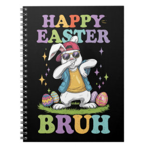 Cuaderno Feliz Pascua Hermano Conejo Conejito Divertido Dab