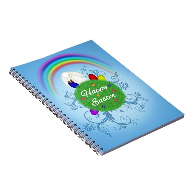 Cuaderno Feliz Pascua Planeta Colorido (Lado Derecho)