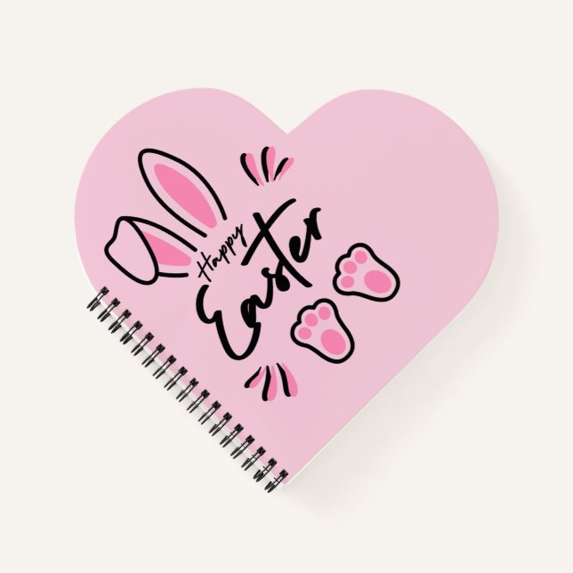 Cuaderno Feliz Pascua (Rosa) (Anverso)