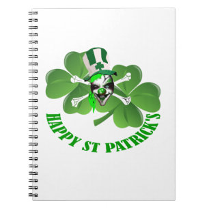 Cuaderno Feliz payaso aterrador de St Patrick