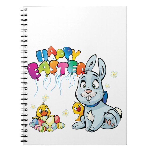 Cuaderno Feliz Personalizado de Pascua (Frente)