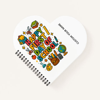 Cuaderno Feliz primer día de clases
