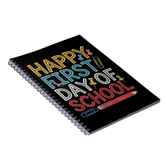 Cuaderno Feliz Primer Día De Clases De Regreso A Clases  (Lado Derecho)