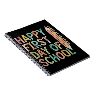 Cuaderno Feliz Primer Día de Escuela Regreso a la Escuela
