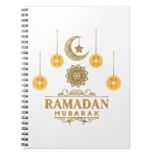 Cuaderno Feliz Ramadán Kareem Y Fiesta De Eid Mubarak 2023