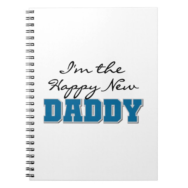 Cuaderno Feliz regalo de nuevo papá (Frente)