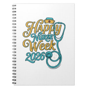 Cuaderno Feliz Semana de las Enfermeras 2026 Diseño de Cami