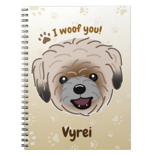 Cuaderno Feliz Shih Tzu Dog Lover I Wowty Paws