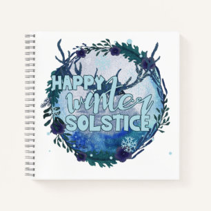 Cuaderno Feliz Solsticio de Invierno - Celebra La Temporada