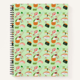 Cuaderno Feliz Sushi Kawaii