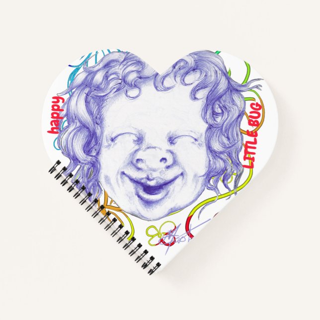 Cuaderno Feliz y riendo de alegría  (Anverso)