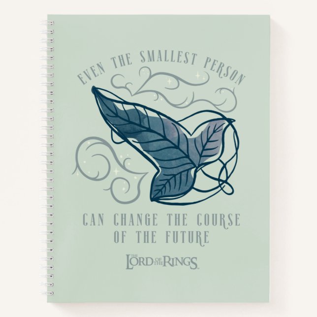 Cuaderno Fellowship Elven Brooch Quote Graphic (Anverso)