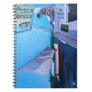 Cuaderno Feluccas en el Nilo Pintura de Alfred Fox