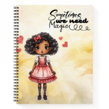 Cuaderno femenino de corte mágico