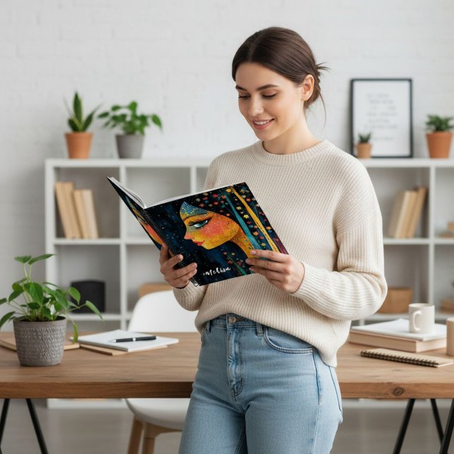 Cuaderno femenino moderno contemporáneo con estilo (Subido por el creador)