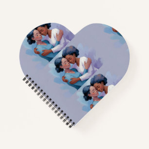 Cuaderno femenino negro de ensueño