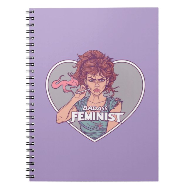 Cuaderno FEMINISTA DE BADASS, personalizado (Frente)