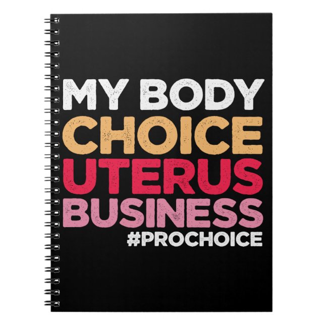 Cuaderno Feminista de la proopción empresarial de mi cuerpo (Frente)
