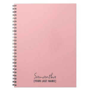 Cuaderno Feminista Minimalista   Rosa Beige