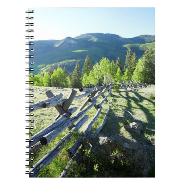 Cuaderno Fenceline de madera (Frente)