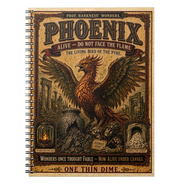 Cuaderno Fénix, Monstruo de Circo Antiguo (Frente)