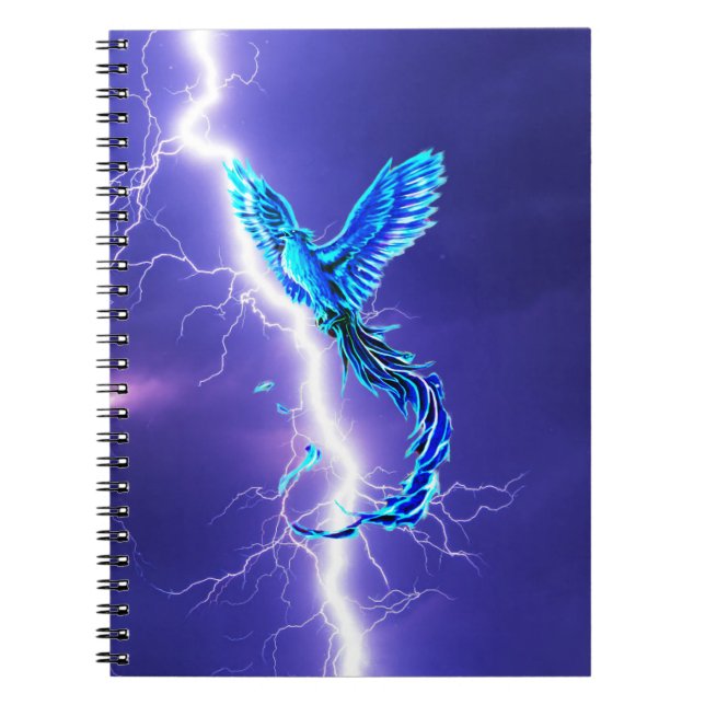 Cuaderno fénix y relámpago (Frente)