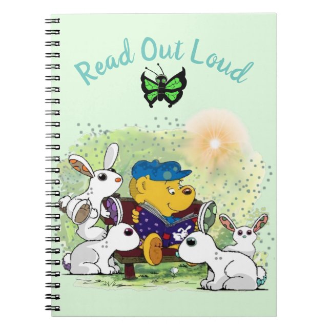Cuaderno Ferald Reading To The Bunnies (Frente)