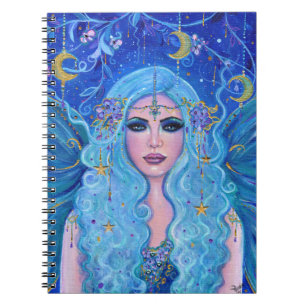 Cuaderno Feria soñadora con acentos dorados de Renee Lavoie