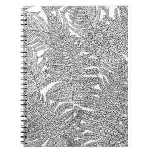 Cuaderno Fern en blanco y negro