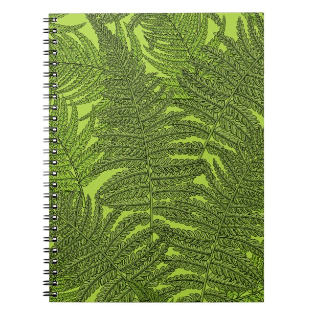 Cuaderno Fern en verde (Frente)