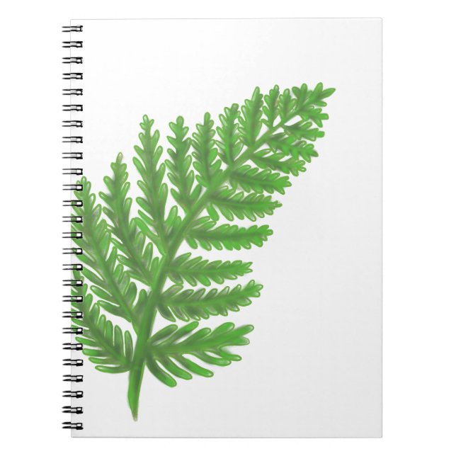 Cuaderno Fern verde (Frente)