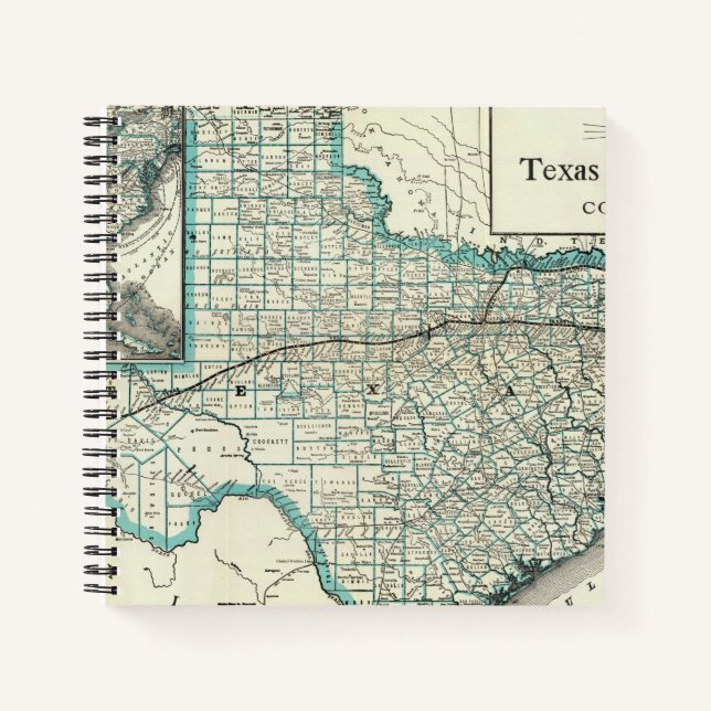 Cuaderno Ferrocarril del Pacífico de Texas (Anverso)