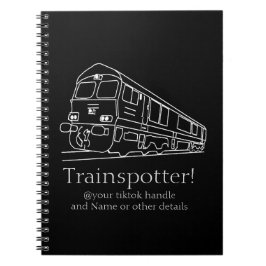 Cuaderno Ferrocarril Trainspotter Clase 66 Diesel