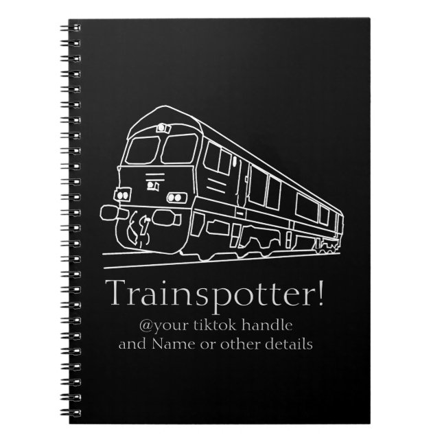 Cuaderno Ferrocarril Trainspotter Clase 66 Diesel (Frente)