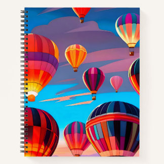 Cuaderno Festival de Globo Aerostático de Viajes Modernos C