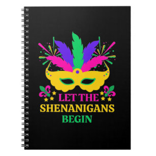 Cuaderno Festival de Mardi Gras Que Comiencen Las Travesura