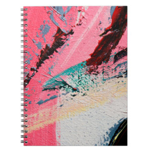 Cuaderno Festival de primavera. Pintura de textura multicol