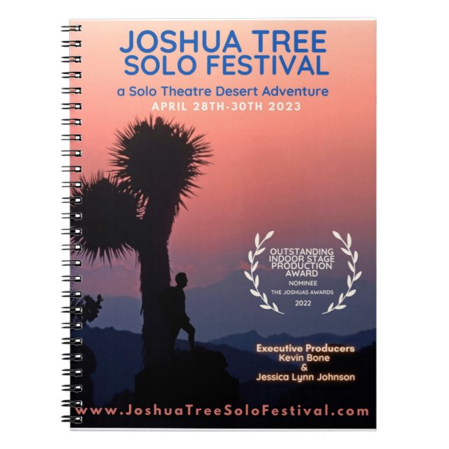 Cuaderno Festival Solo Joshua Tree 2023 (Frente)